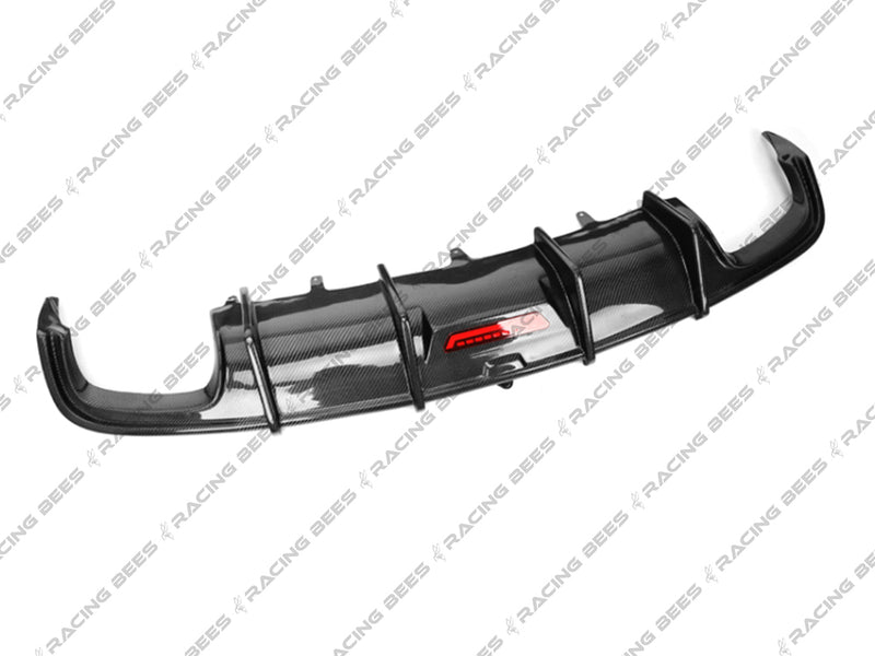 2016-2018 Audi C7.5 A6 S-Line/S6 BK Style Rear Diffuser (Carbon Fiber)