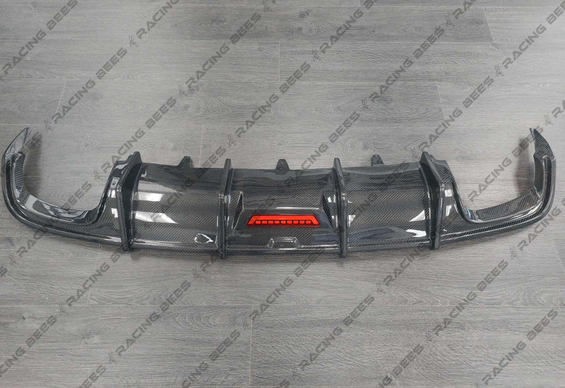 2016-2018 Audi C7.5 A6 S-Line/S6 BK Style Rear Diffuser (Carbon Fiber)