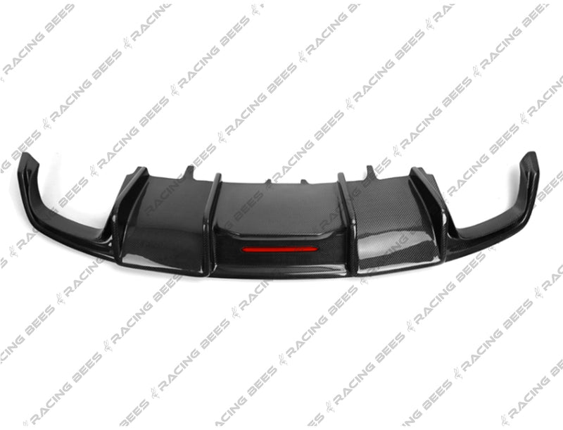 2016-2018 Audi C7.5 A7 S-Line/S7 BK Style Rear Diffuser (Carbon Fiber)