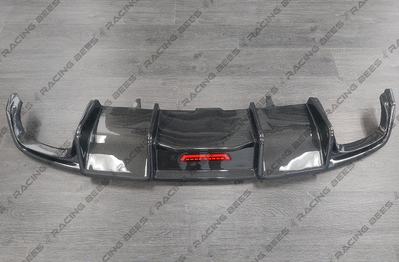 2016-2018 Audi C7.5 A7 S-Line/S7 BK Style Rear Diffuser (Carbon Fiber)