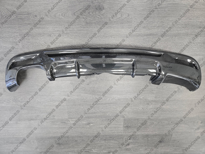 Imperfection/Open Box 2008-2013 BMW E82 1 Series 2 Door MT Style Rear Diffuser (Carbon Fiber)