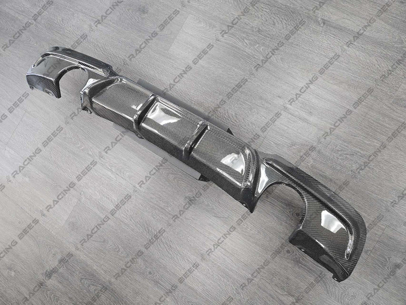 2006-2011 BMW E90 3 Series MT Style Rear Diffuser (Carbon Fiber)