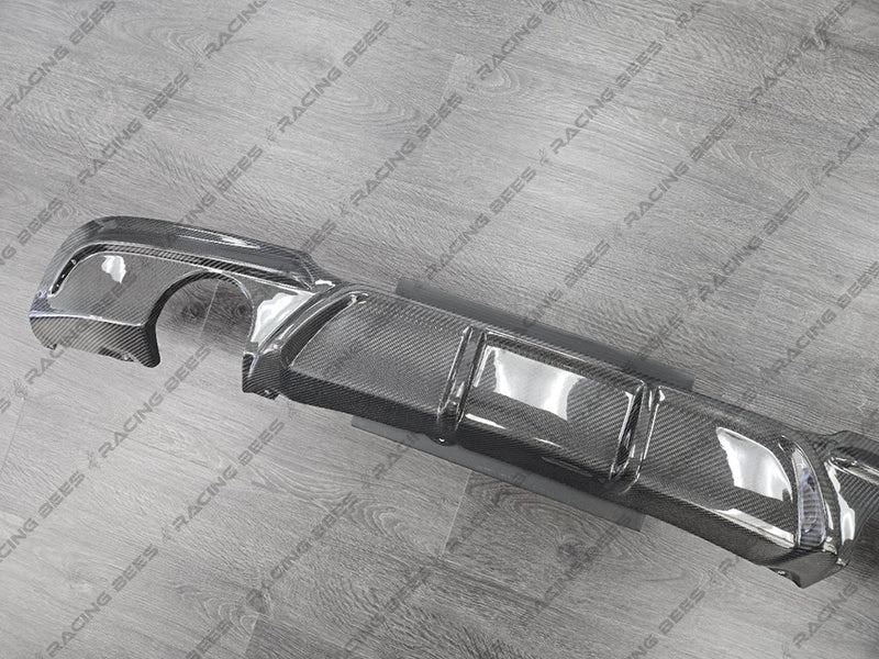 2006-2011 BMW E90 3 Series MT Style Rear Diffuser (Carbon Fiber)