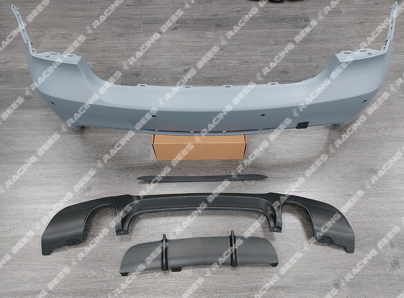 2006-2011 BMW E90 3 Series Sedan M-Sport Style Rear Bumper Conversion