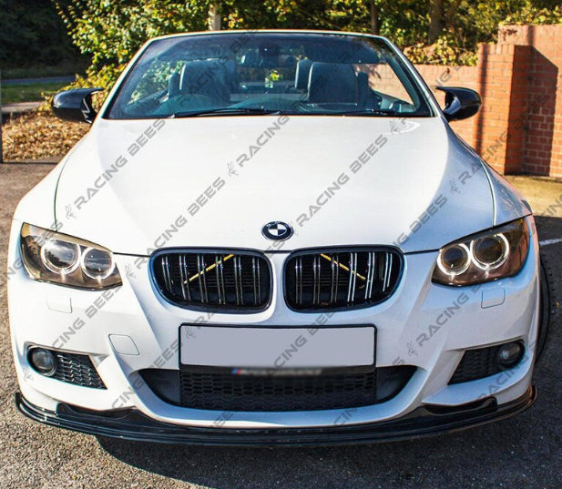 2011-2013 BMW E92/E93 3 Series 2 Door M-Tech MP Style Front Bumper Lip (BLACK)