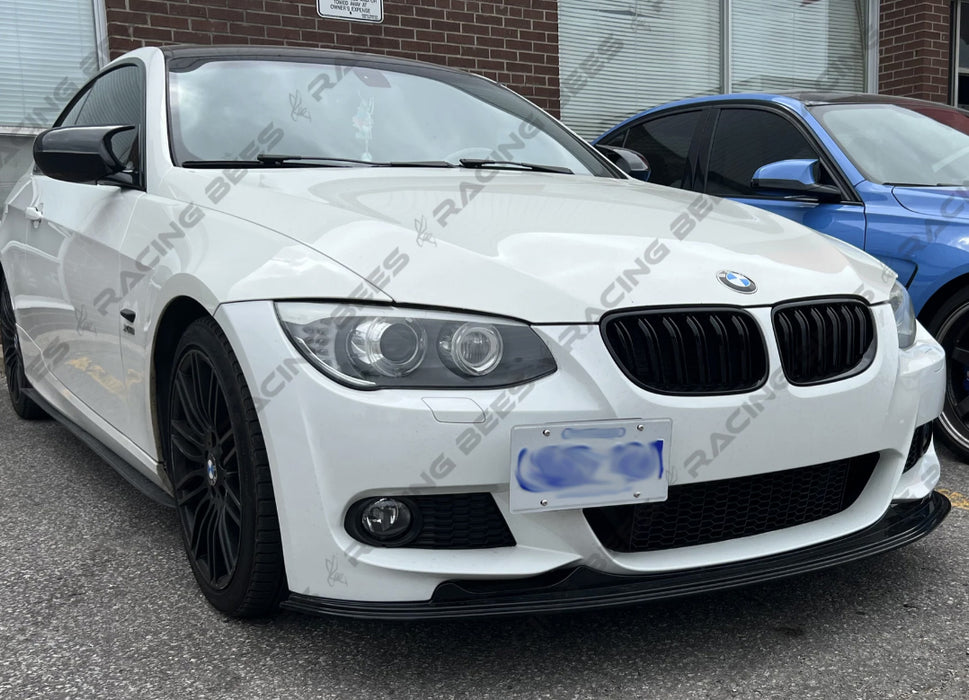2011-2013 BMW E92/E93 3 Series 2 Door M-Tech MP Style Front Bumper Lip (BLACK)