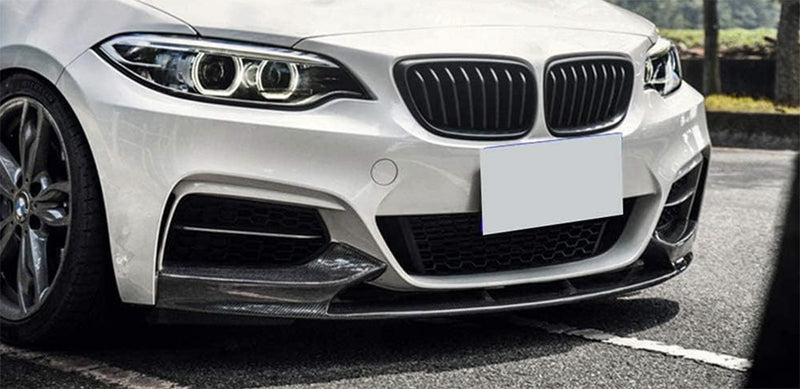2014-2018 BMW F22/F23 2 Series MP Style Front Bumper Lip (Carbon Fiber)