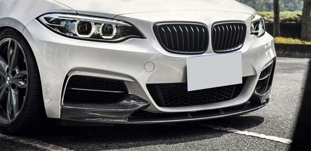2014-2018 BMW F22/F23 2 Series MP Style Front Bumper Lip (Carbon Fiber)