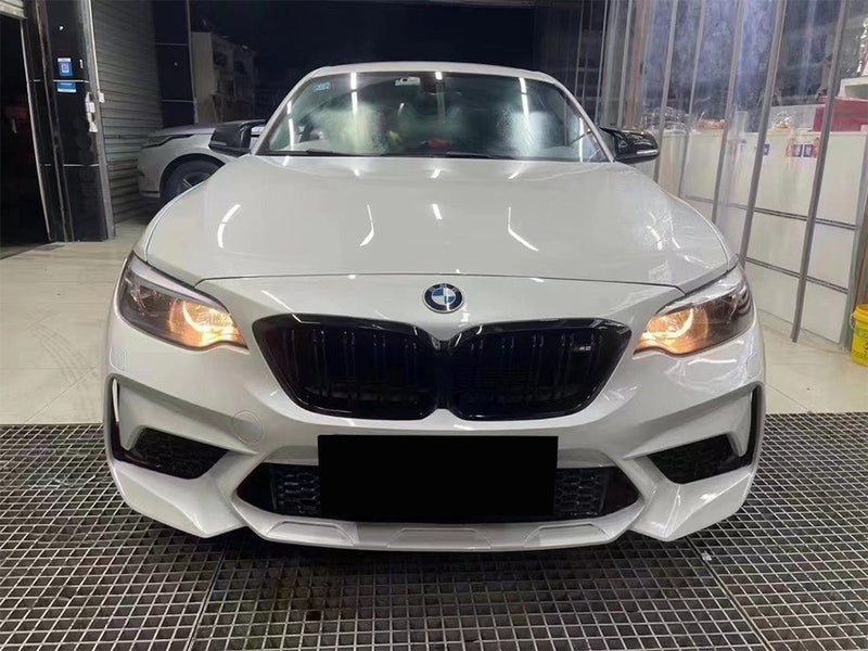 2014-2018 BMW F22/F23 2 Series M2C Style Front Bumper Conversion