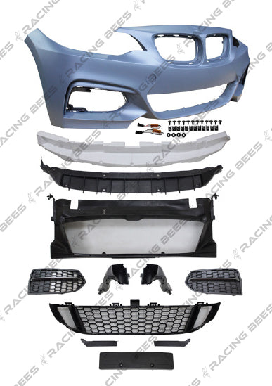 2014-2018 BMW F22/F23 2 Series M Sport Style Front Bumper Conversion