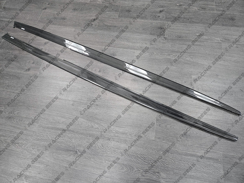 2012-2018 BMW F30 3 Series M-Performance Style Side Skirt Extension (Carbon Fiber)