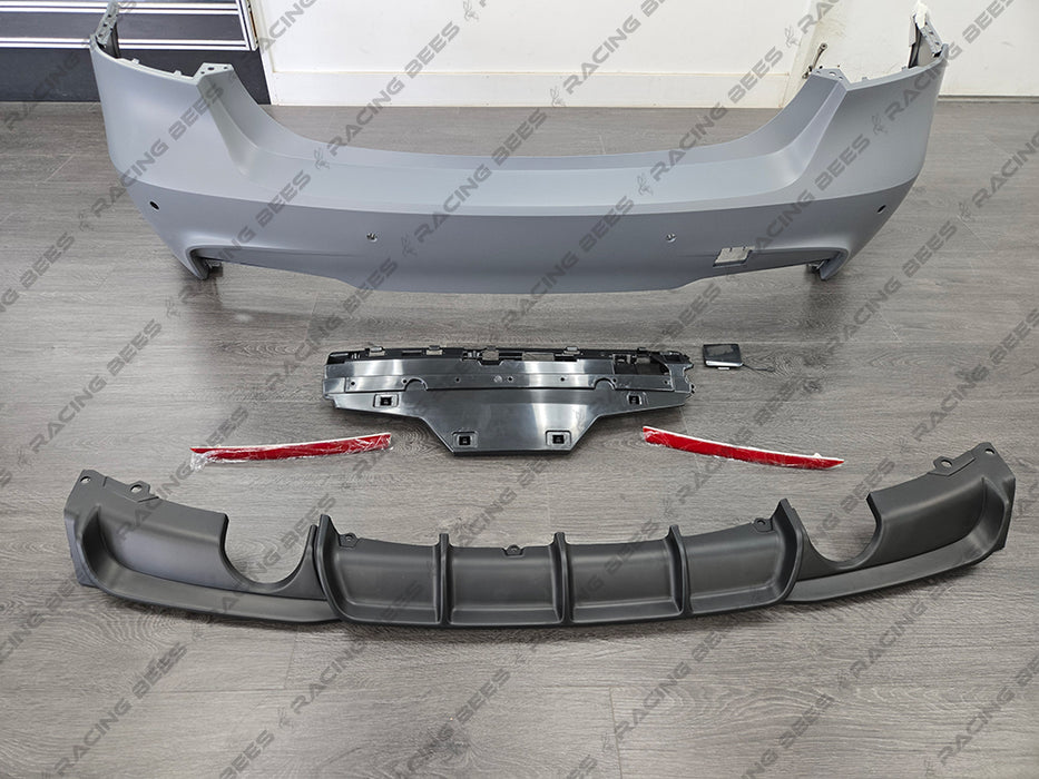 2012-2018 BMW F30 3 Series M-Tech Style Rear Bumper Conversion