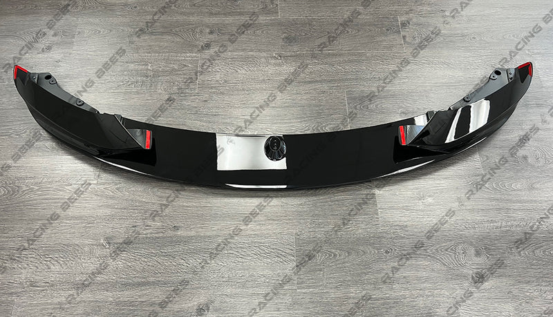 2014-2020 BMW F32/F33/F36 4 Series M-Performance Style Front Bumper Lip (Gloss Black-1 piece)