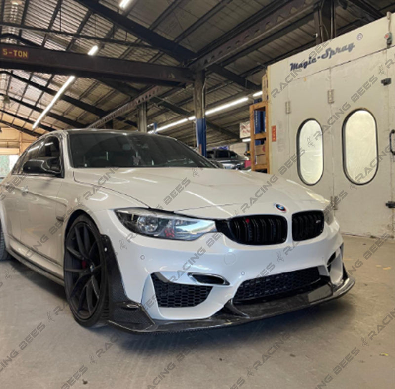 2015-2020 BMW F80/F82 M3/M4 LP Style Front Bumper Lip (Carbon Fiber)