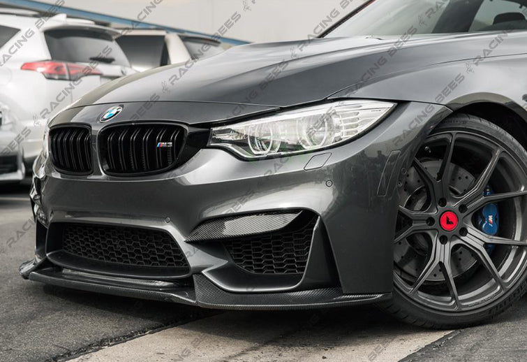 2015-2020 BMW F80/F82 M3/M4 VRS Style Front Bumper Lip (Carbon Fiber)
