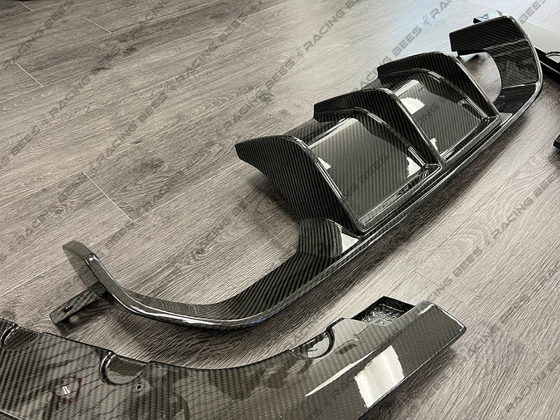 2015-2020 BMW F80/F82 M3/M4 V Style Rear Diffuser (Dry Carbon Fiber)