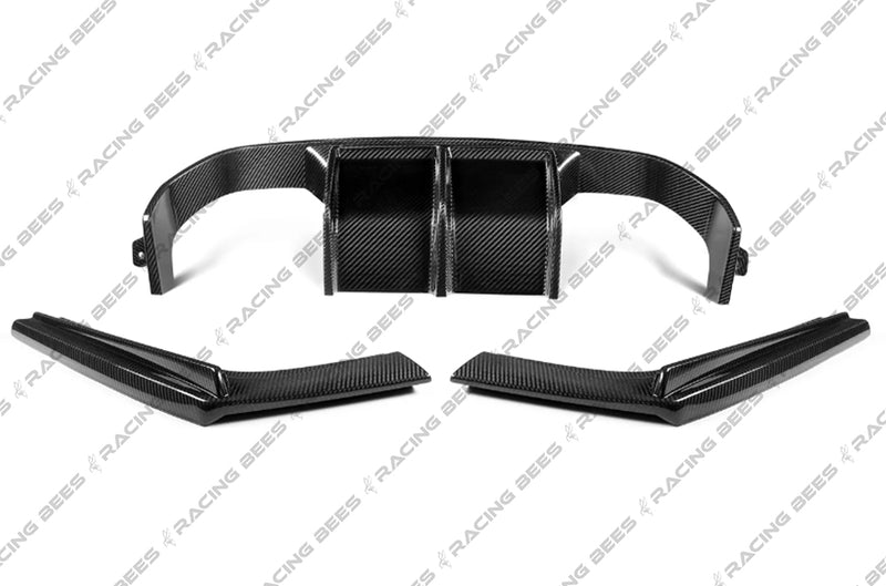 2015-2020 BMW F80/F82 M3/M4 V Style Rear Diffuser (Dry Carbon Fiber)