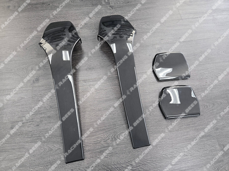 2015-2020 BMW F80/F82 M3/M4 Seat Back Covers (Carbon Fiber)