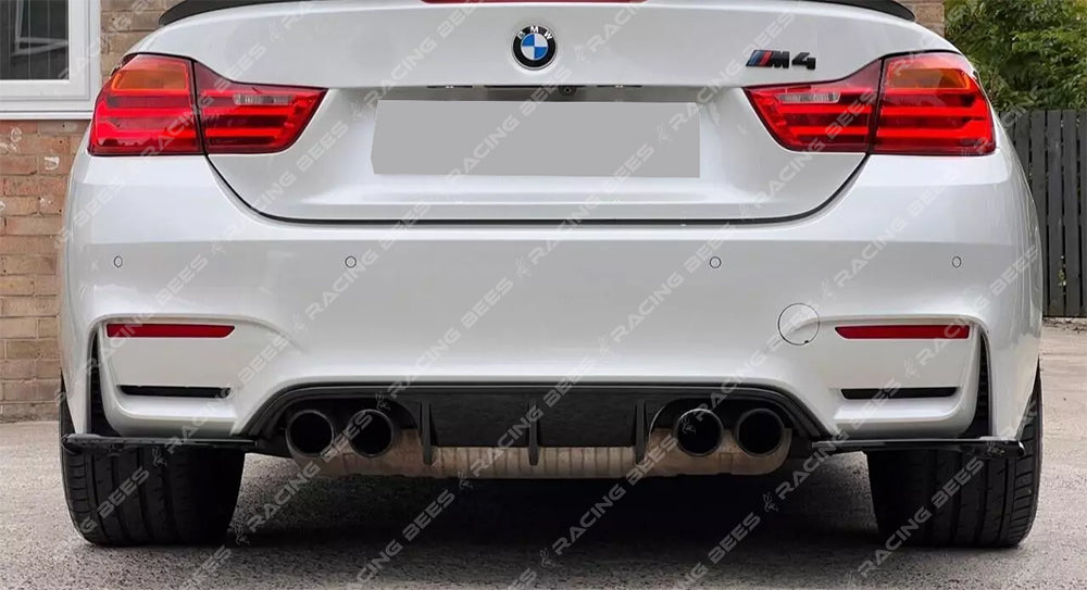 2015-2019 BMW F80/F82 M3/M4 MP Style Rear Diffuser (Black)