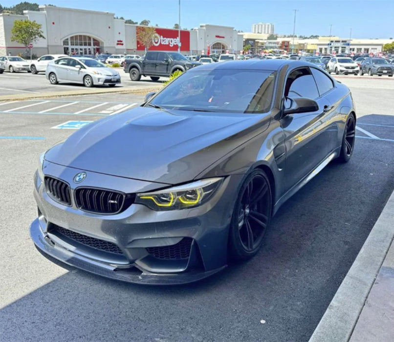 2015-2020 BMW F80/F82 M3/M4 GT4 Style Front Bumper Lip (Carbon Fiber)