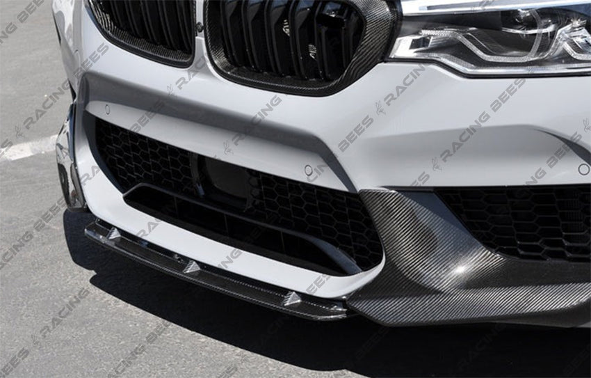 2018-2020 BMW F90 M5 Performance Style Front Bumper Center Lip (Carbon Fiber)