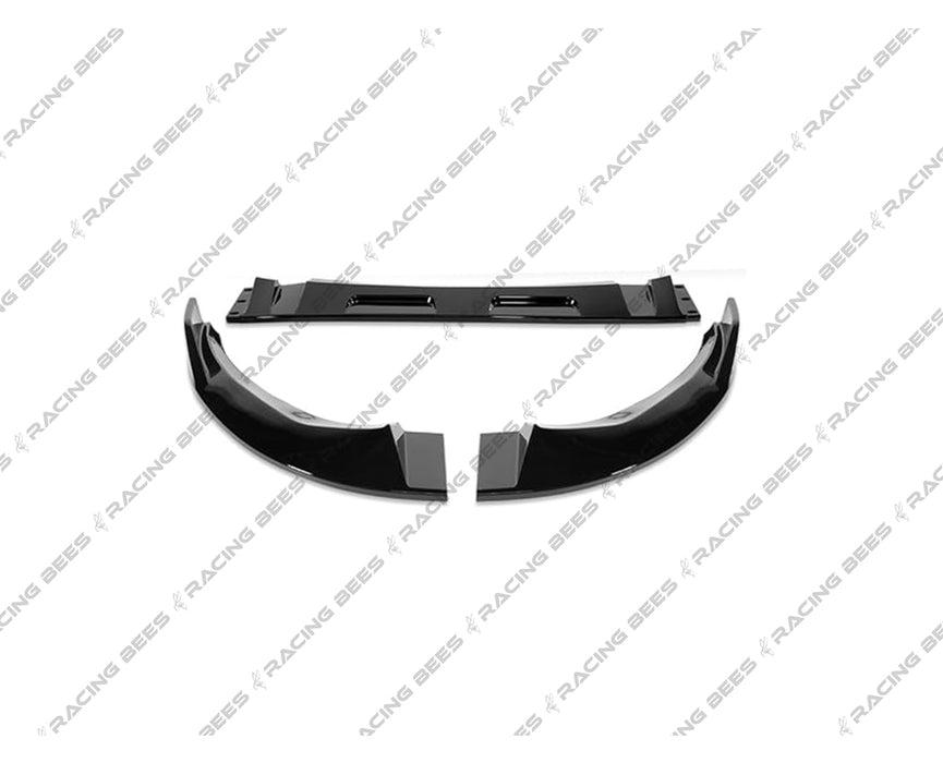 2018-2021 BMW G01/G02 X3/X4 V Style Front Bumper Lip (Black)