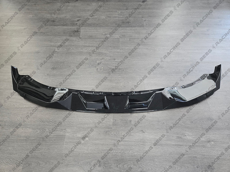 2020-2023 BMW X6 G06 V Style Front Bumper Lip (Black)