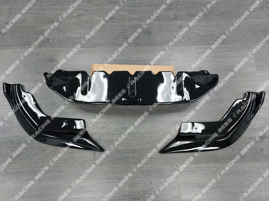 2019+ BMW G20 3 Series TA Style Front Bumper Lip (Black)