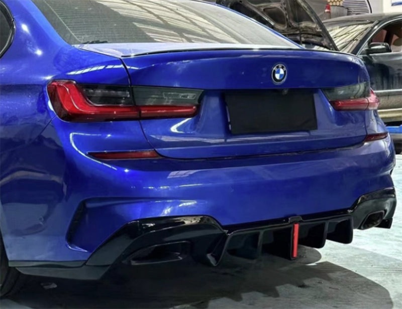2019+ BMW G20 3 Series KA Style Rear Diffuser (Quad Outlet)