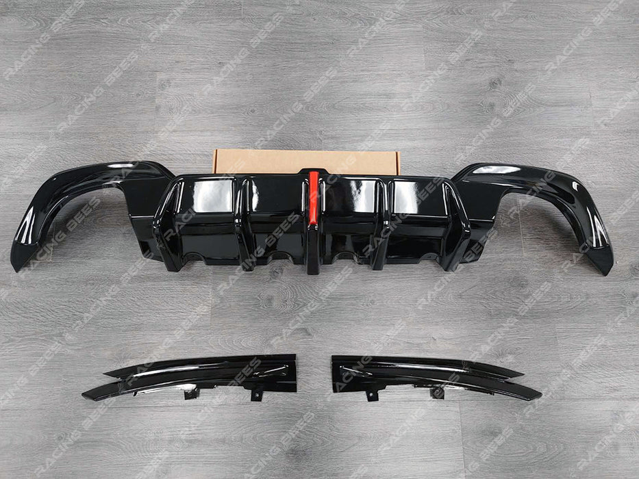 2019+ BMW G20 3 Series KA Style Rear Diffuser (Quad Outlet)