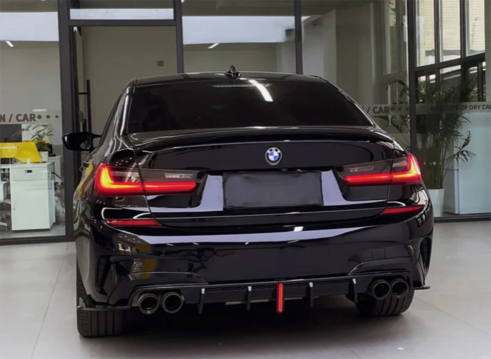 2019-2022 BMW G20 3 Series VT Style Rear Diffuser (Quad Outlet)