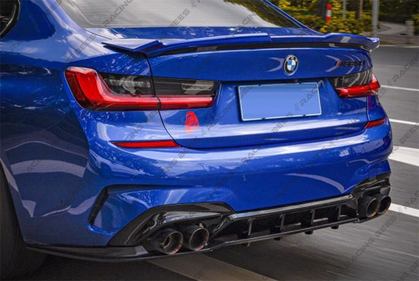 2019-2022 BMW G20 3 Series Yofer Rear Diffuser (Quad Outlet)