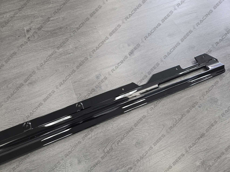 2019+ BMW G20 3 Series V Style Side Skirts (Black)