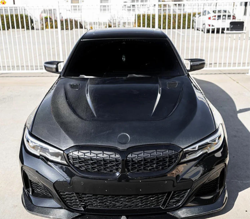 2019-2025 BMW G20 3 Series MB Style Hood (Carbon Fiber)