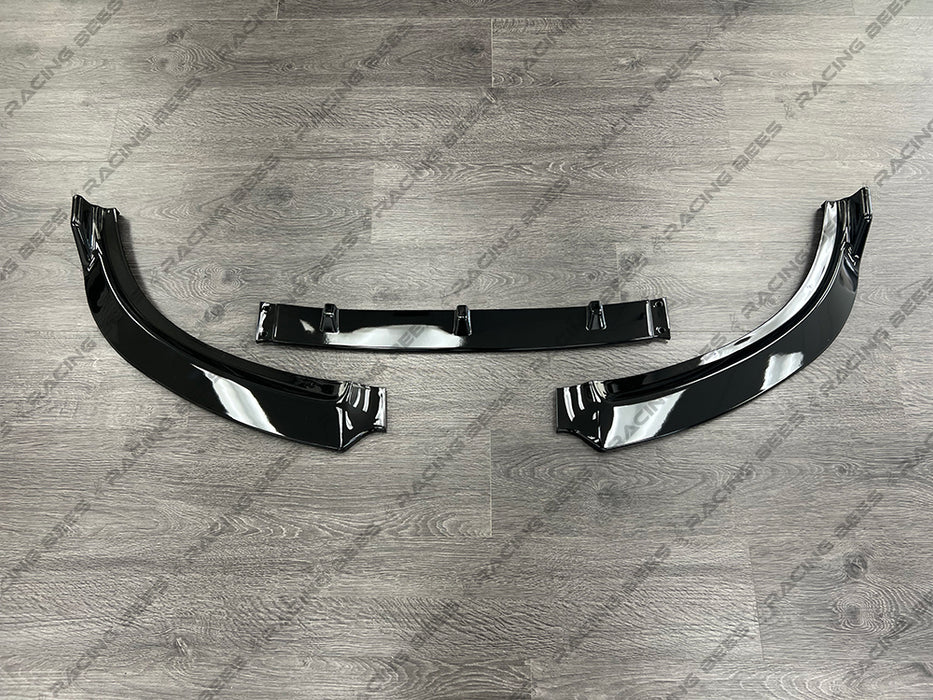 2019+ BMW G20 3 Series Base MX Style Front Bumper Lip (Black)