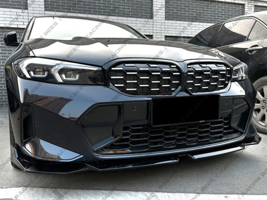 2023+ BMW G20 LCI 3 Series MP Style Front Bumper Lip (Black)