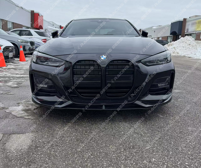 2021+ BMW G22/G23 4 Series AC Style Front Bumper Lip (Gloss Black)