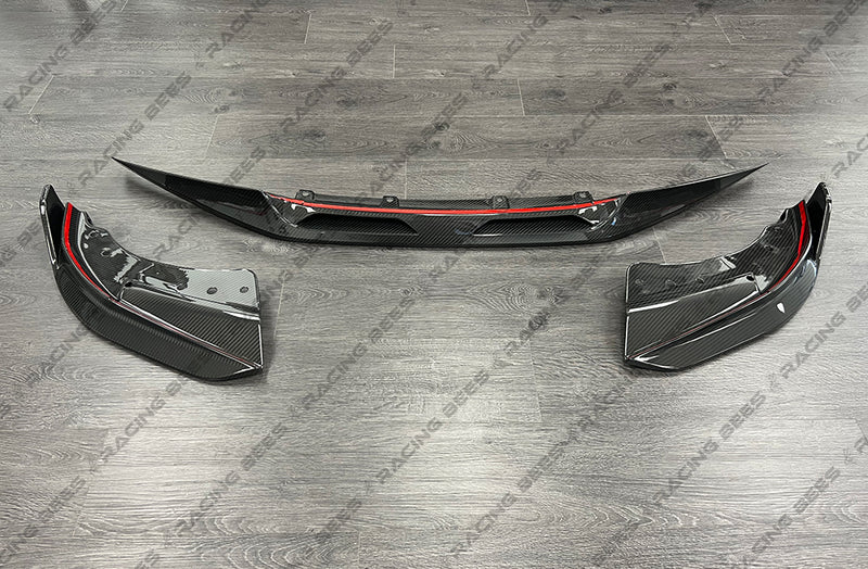 2021+ BMW G22/G23 4 Series GT Style Front Bumper Lip (Carbon Fiber)