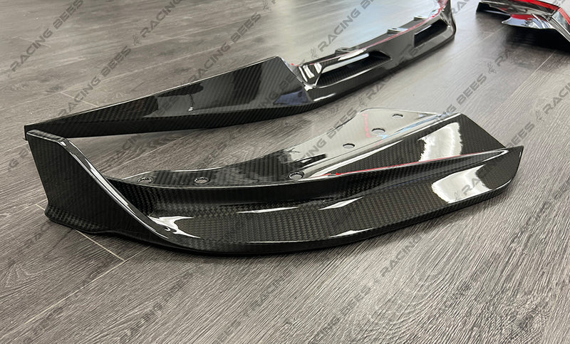 2021+ BMW G22/G23 4 Series GT Style Front Bumper Lip (Carbon Fiber)