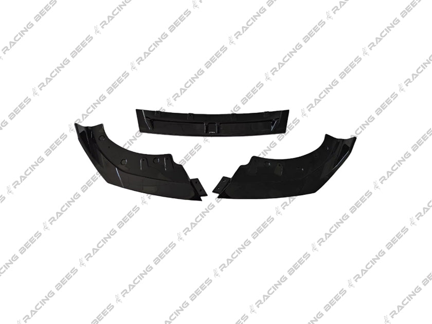 2021+ BMW G22/G23 4 Series V Style Front Bumper Lip (Gloss Black)