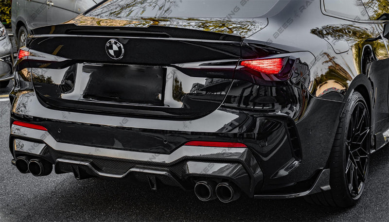 2021+ BMW G22/G23 4 Series GT Style Rear Bumper Diffuser (Carbon Fiber)