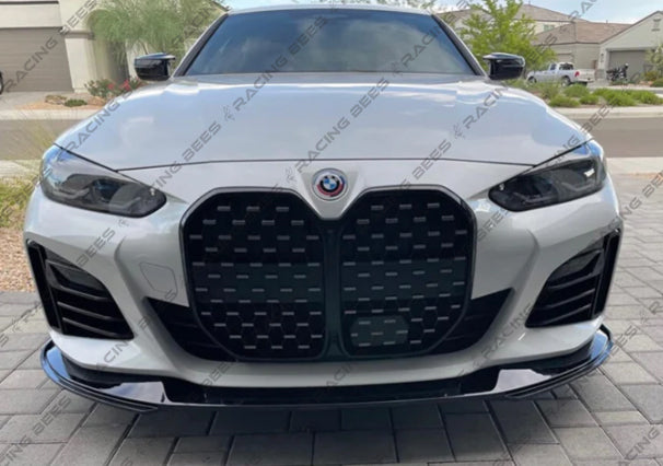 2021+ BMW G26 4 Series M440i i4 M50 3D Style Front Bumper Lip (Gloss Black)