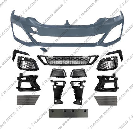 2018-2020 BMW G30 5 Series LCI-MTECH Style Front Bumper Conversion