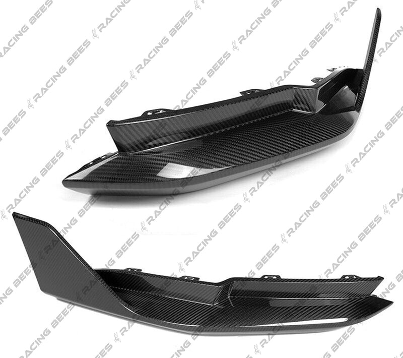 2021+ BMW G80 M3 M-Performance Style Rear Bumper Spats Replacements (Carbon Fiber)
