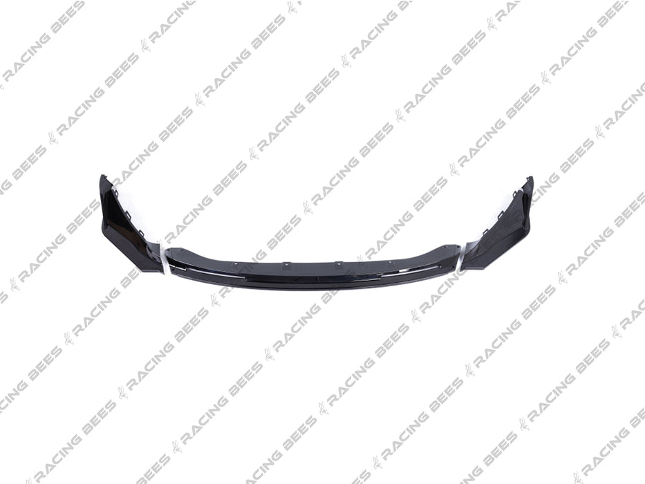 2021+ BMW G80/G82 V Style Front Bumper Lip (Black)