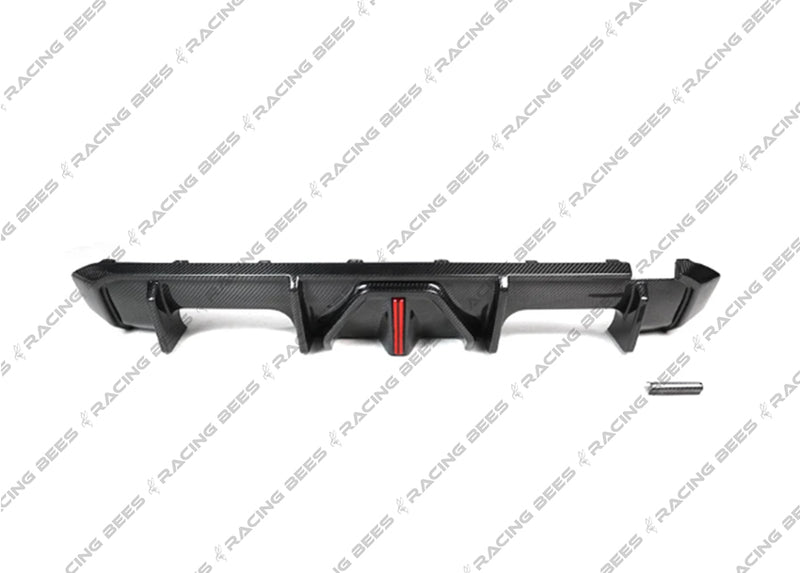 2021+ BMW G80/G82 LED Style Rear Diffuser (Carbon Fiber)