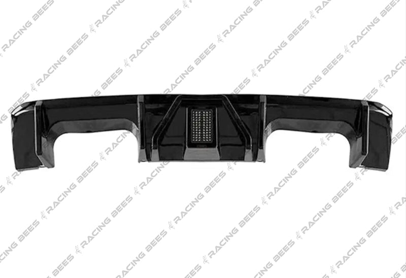 2021+ BMW G80/G82 LED Style Rear Diffuser (Black)