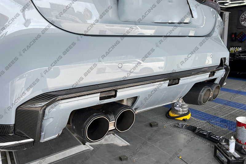 2021+ BMW G80/G82/G83 Rear Bumper Insert Replacement Trim(Carbon Fiber)