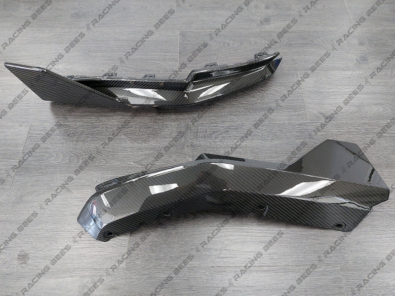 2021+ BMW G82/G83 M-Performance Style Rear Bumper Spats Replacements (Carbon Fiber)