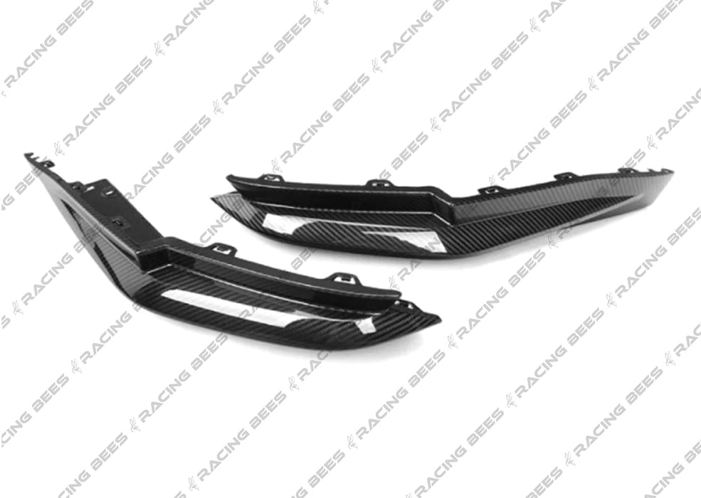 2021+ BMW G82/G83 M-Performance Style Rear Bumper Spats Replacements (Carbon Fiber)